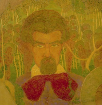 Self Portrait, study for a fresco, 1907 by Kazimir Severinovich Malevich